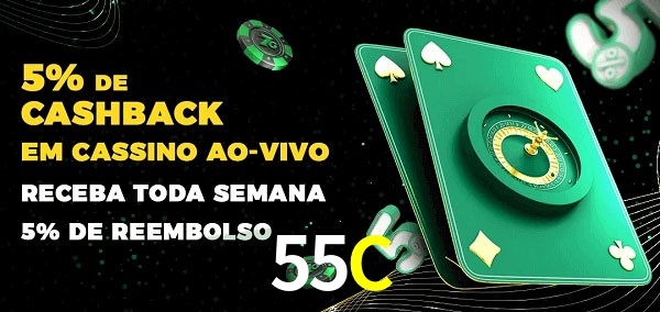 Promoções do cassino ao Vivo 55C